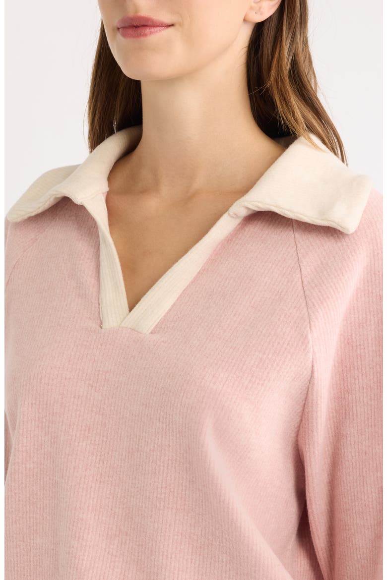Greta 2-Piece Knitted Short Set, Alternate, color, PINK