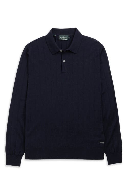 Rodd & Gunn Murdoch Merino Wool Polo In Blue