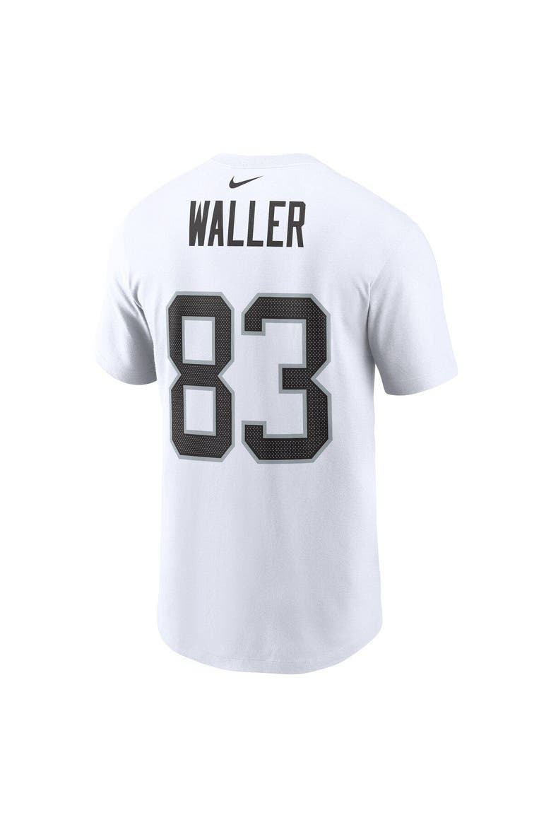 Men's Nike Darren Waller White Las Vegas Raiders Player Name & Number T-Shirt, Alternate, color, White