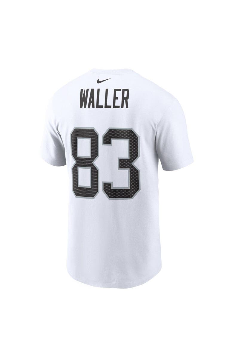 Nike Men's Nike Darren Waller White Las Vegas Raiders Player Name & Number T-Shirt, Alternate, color, 