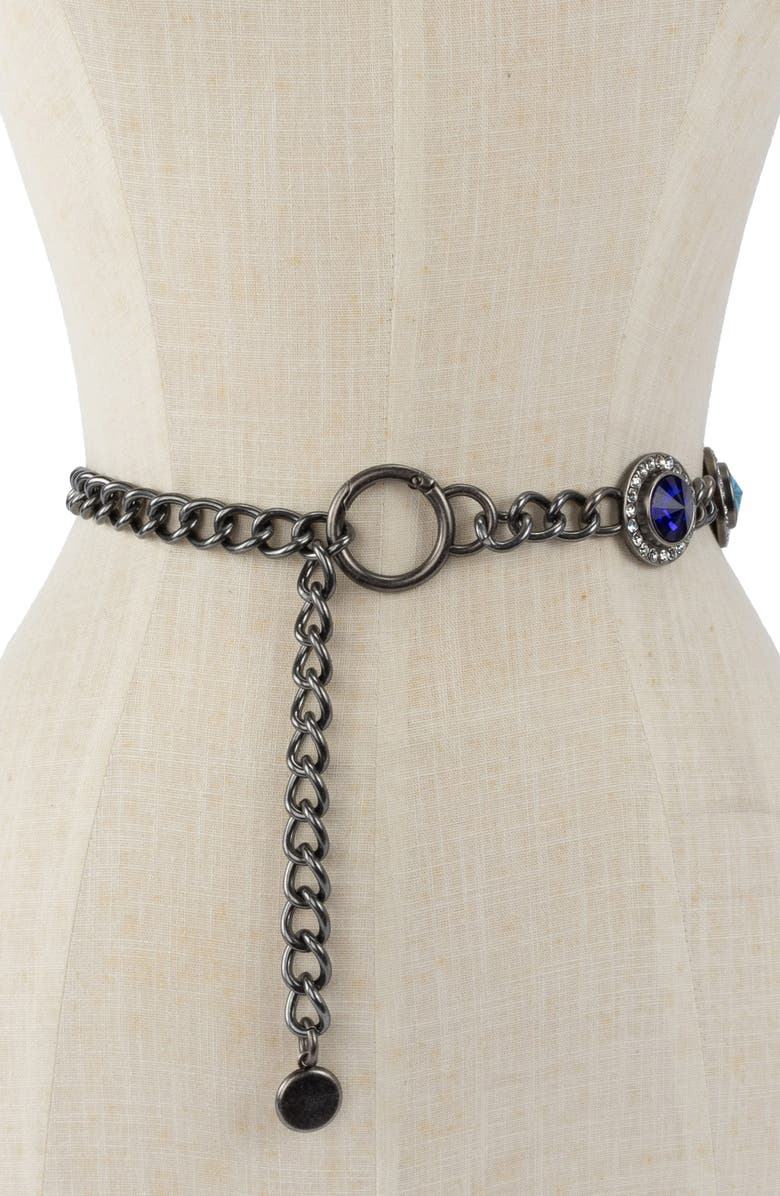 Kurt Geiger London Octavia Oversize Chain Belt, Alternate, color, 