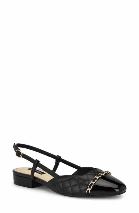 Nine West Charme Slingback Cap Toe Pump