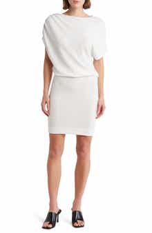 GO COUTURE Short Sleeve Sweater Dress