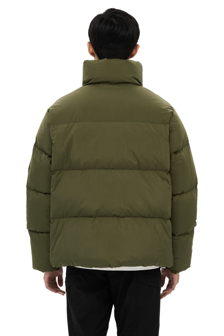 Leverett Cropped Down puffer, Alternate, color, Green