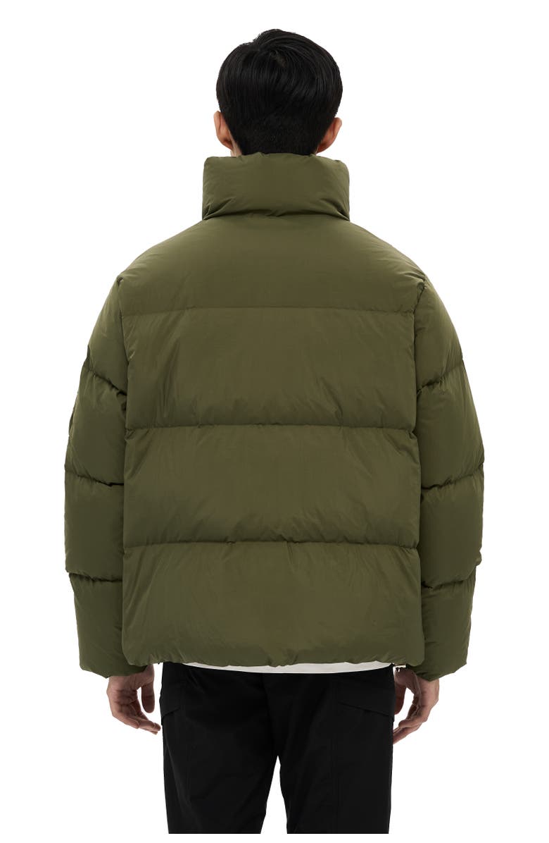 AlphaStyle Leverett Cropped Down puffer, Alternate, color, Green