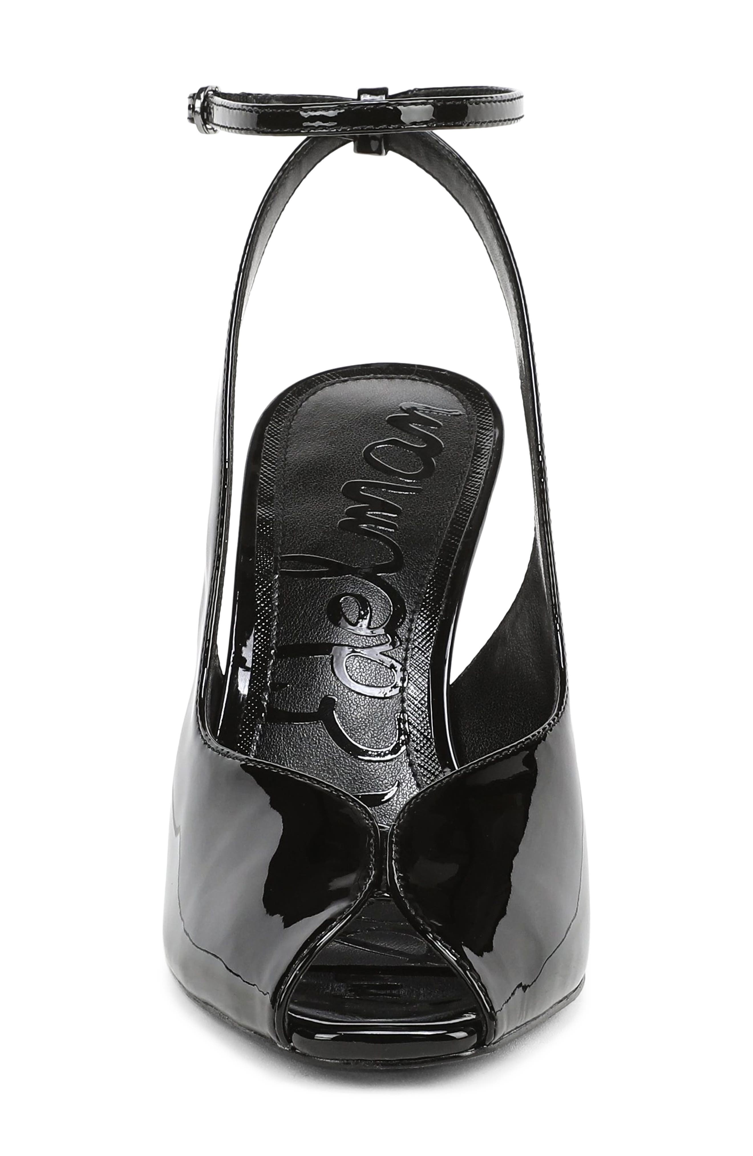 Esme Ankle Strap Sandal, Alternate, color, BLACK