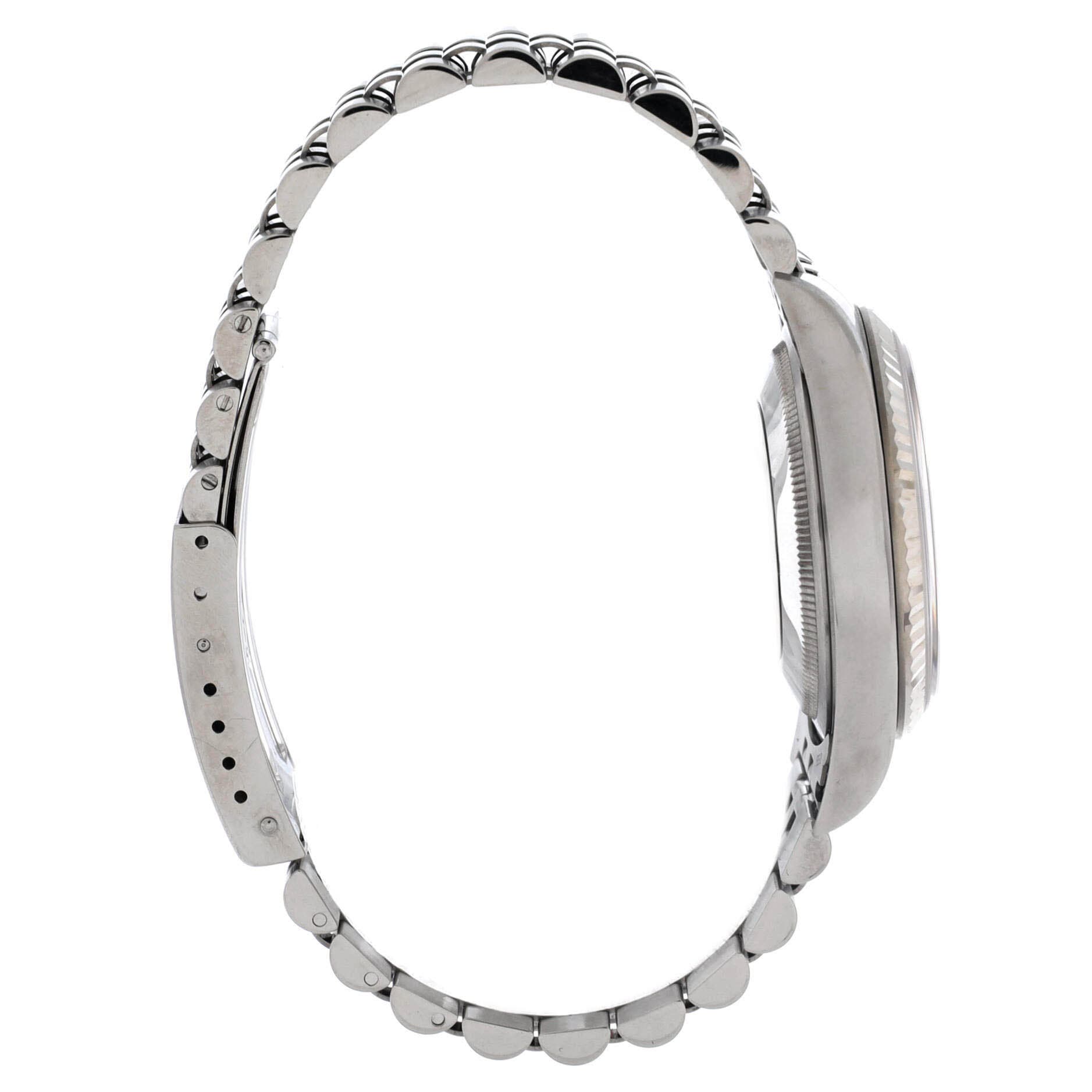 Oyster Perpetual Datejust Automatic Watch Stainless Steel and White Gold 36, Alternate, color, Metallic Silver