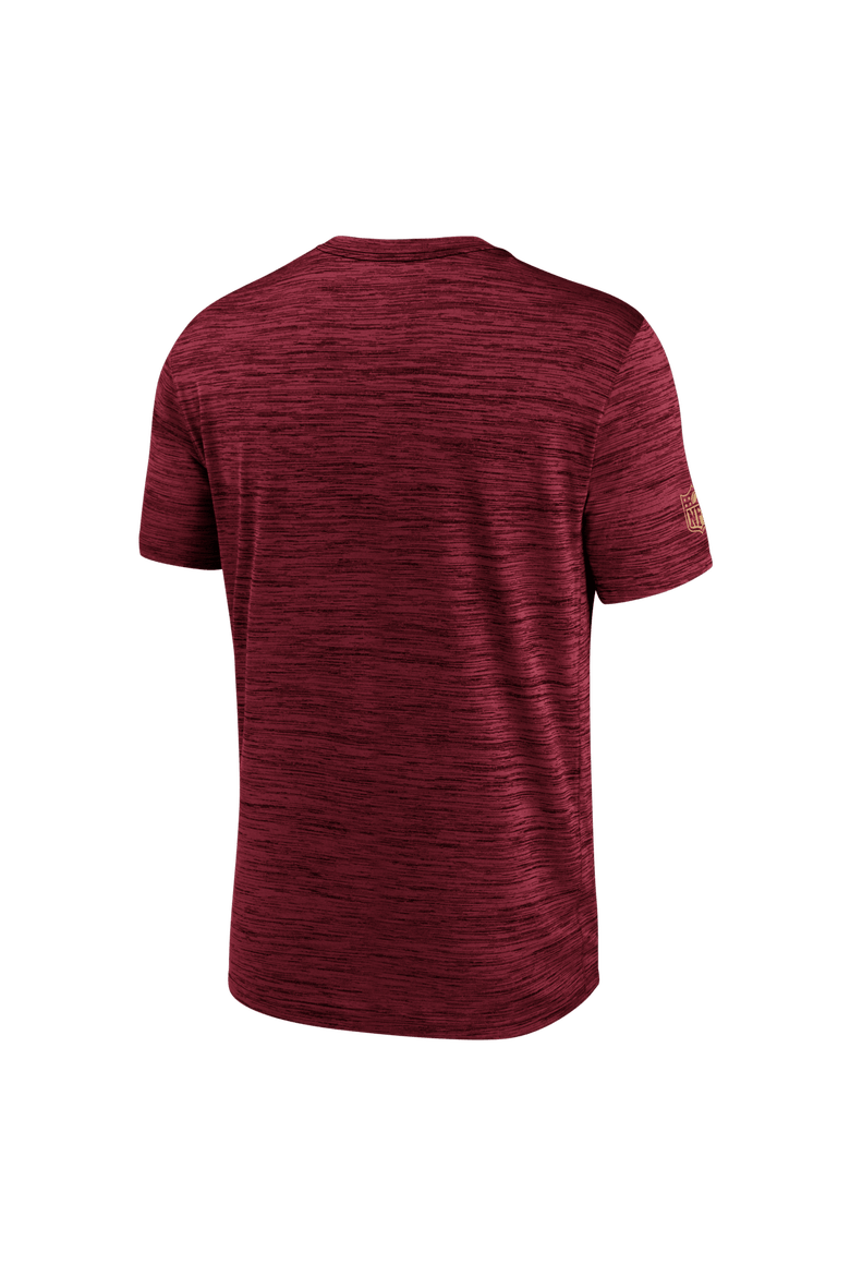 Men's Nike Scarlet San Francisco 49ers Big & Tall Sideline Velocity Performance T-Shirt, Alternate, color, Scarlet
