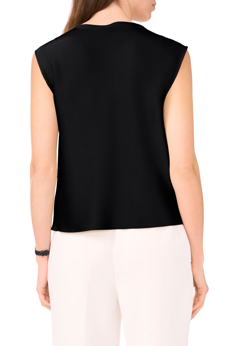 Cowl Neck Sleeveless Top, Alternate, color, RICH BLACK 060