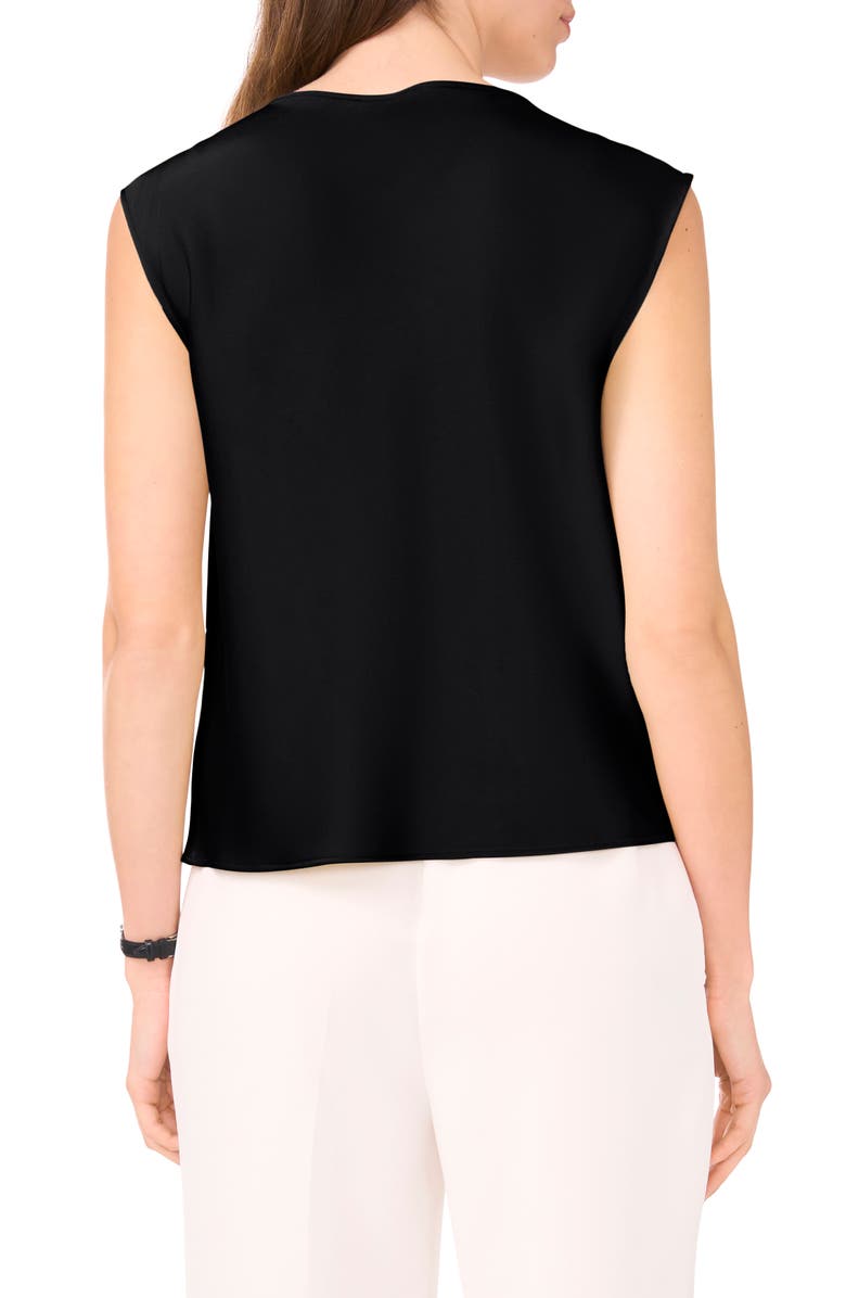 Halogen<sup>®</sup> Cowl Neck Sleeveless Top, Alternate, color, Rich Black 060