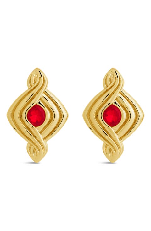 Danish Cubic Zirconia Drop Earrings