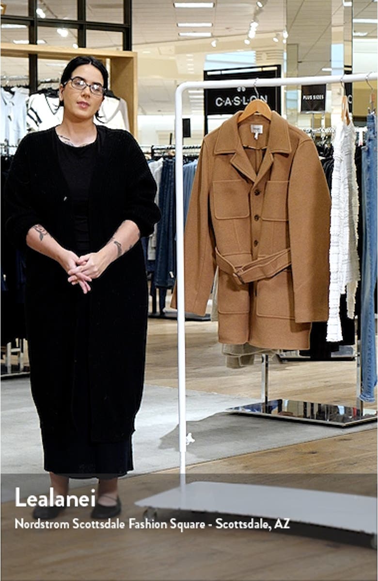 Melton Belted Safari Jacket, sales video thumbnail