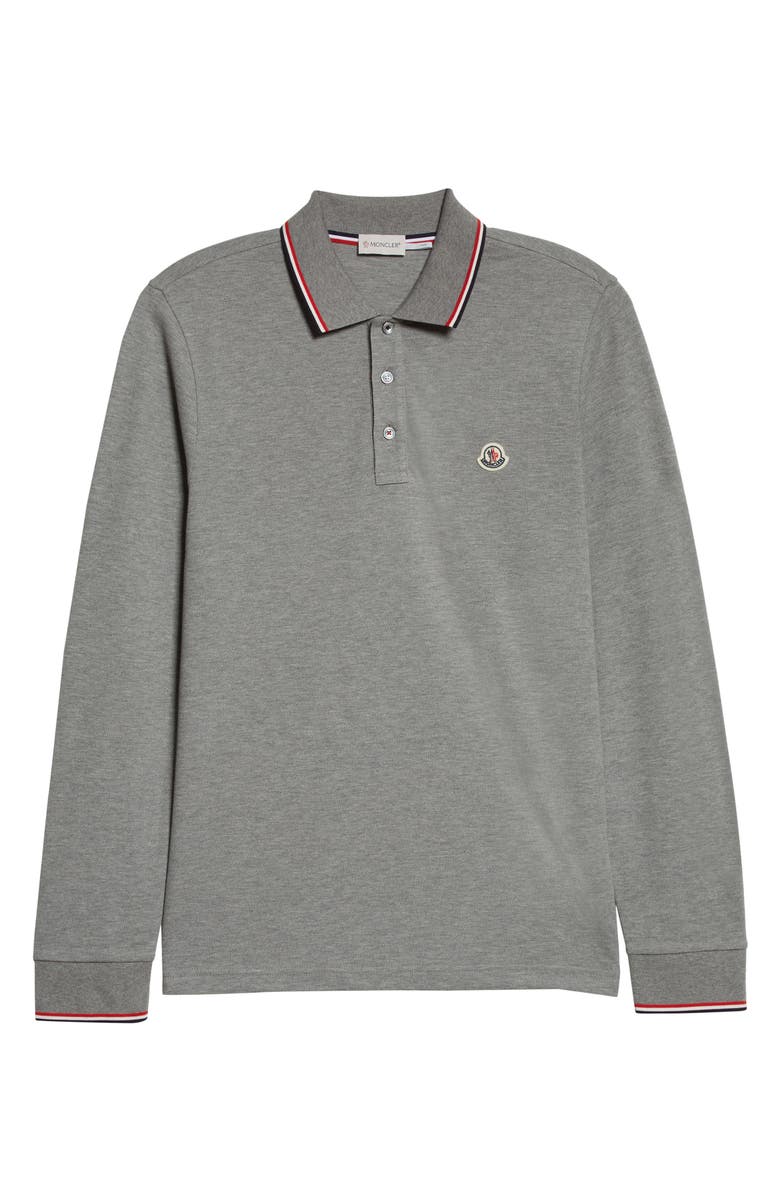 Moncler Maglia Long Sleeve Polo, Alternate, color, 
