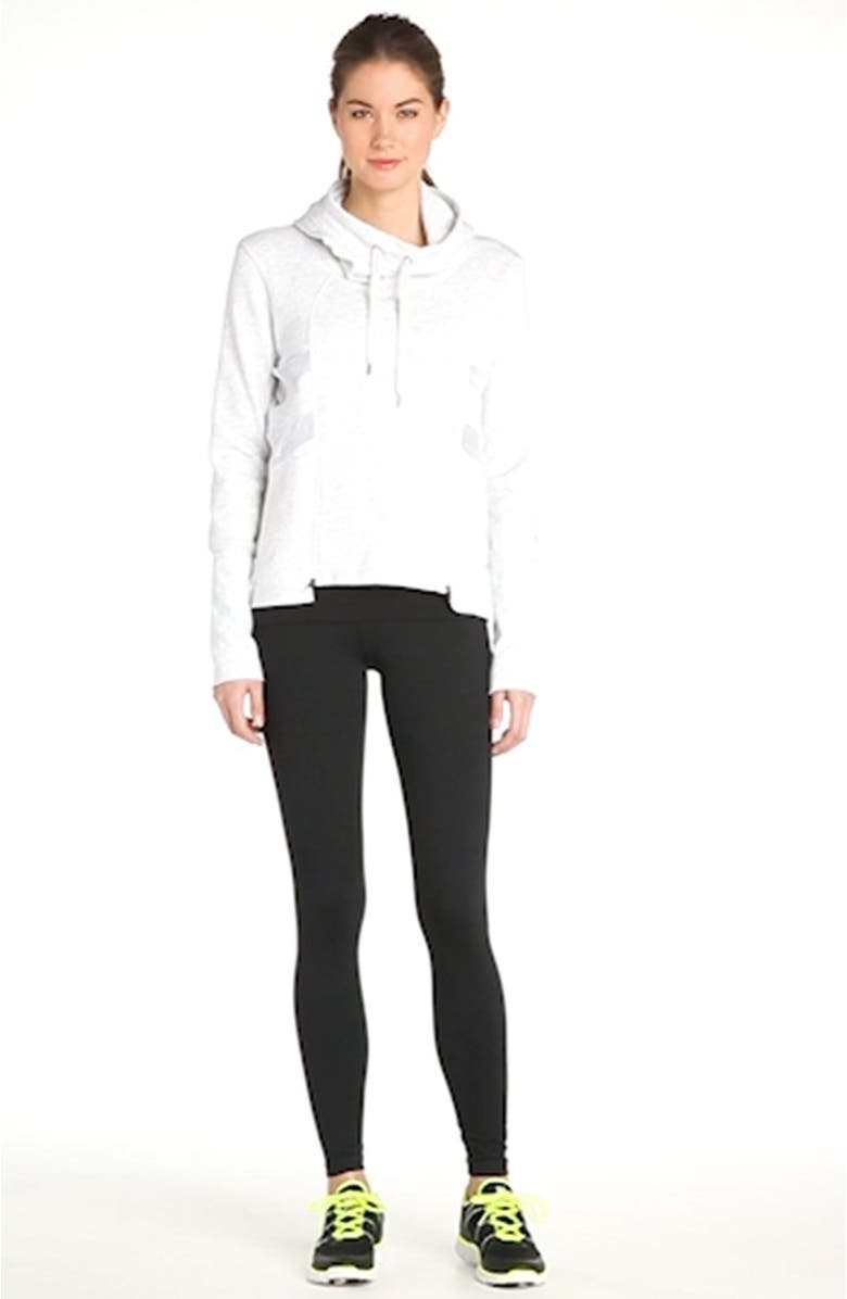 Alo 'Drift' Mesh Inset Hoodie, Alternate, color, 