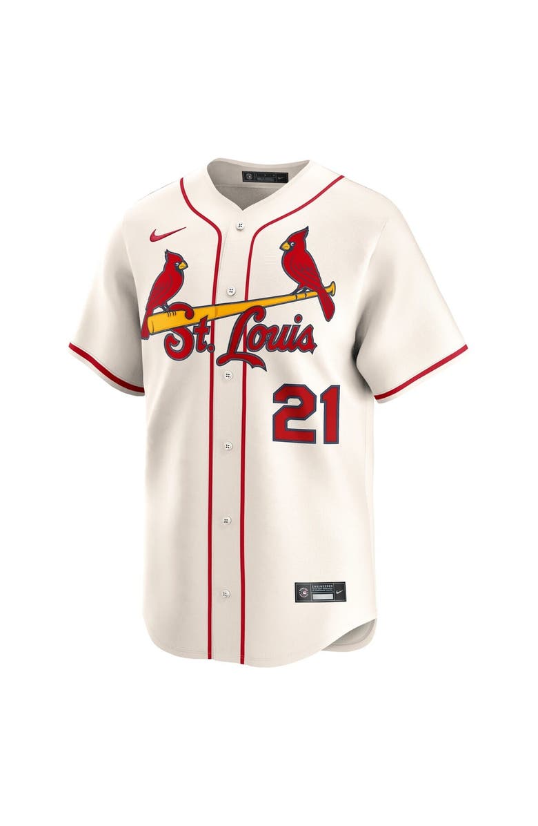 Nike Men's Nike Lars Nootbaar Cream St. Louis Cardinals Alternate 2 Limited Jersey, Alternate, color, Cream