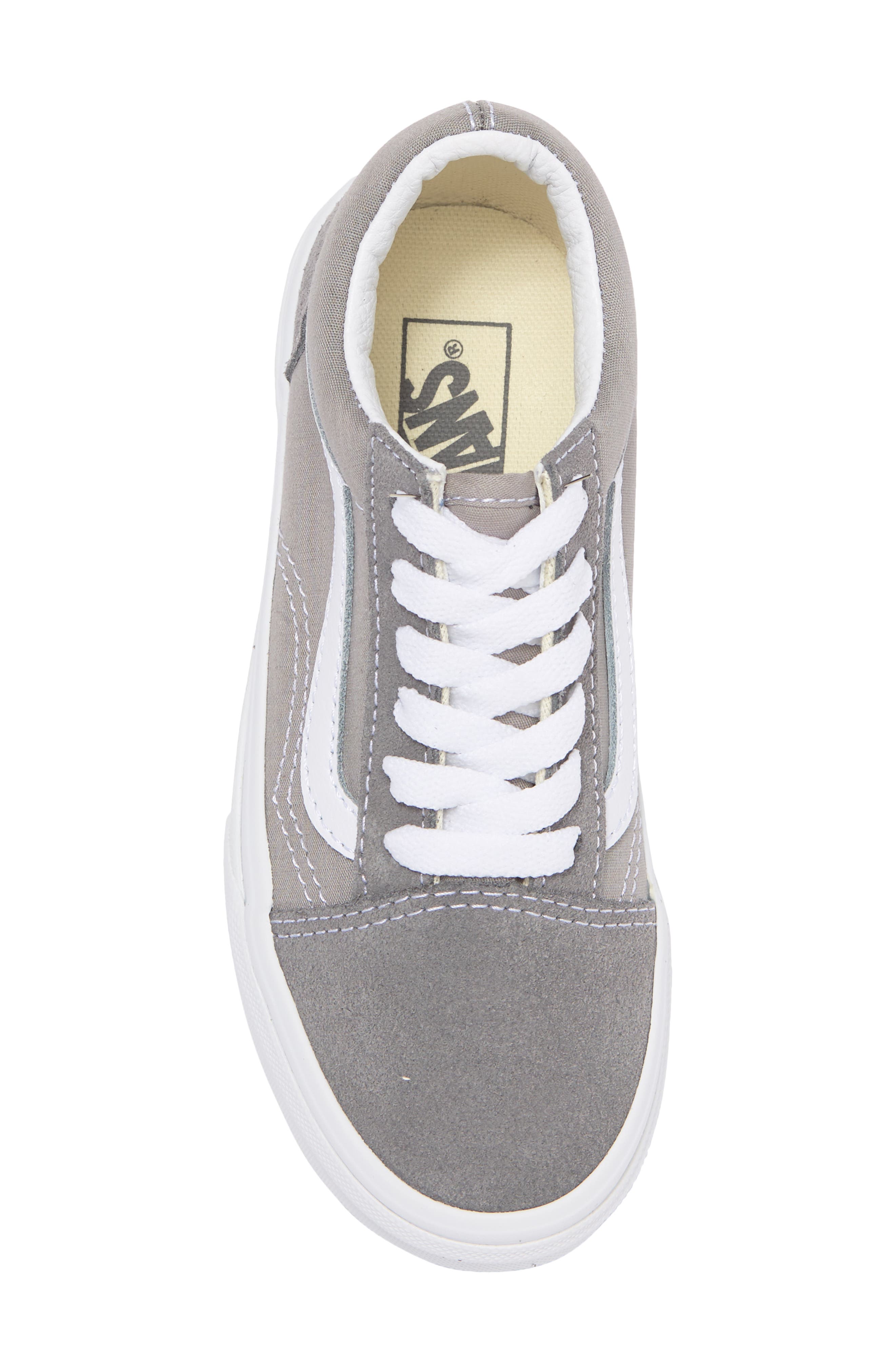 Kids' Old Skool Sneaker, Alternate, color, SUEDE GREY CHAMBRAY