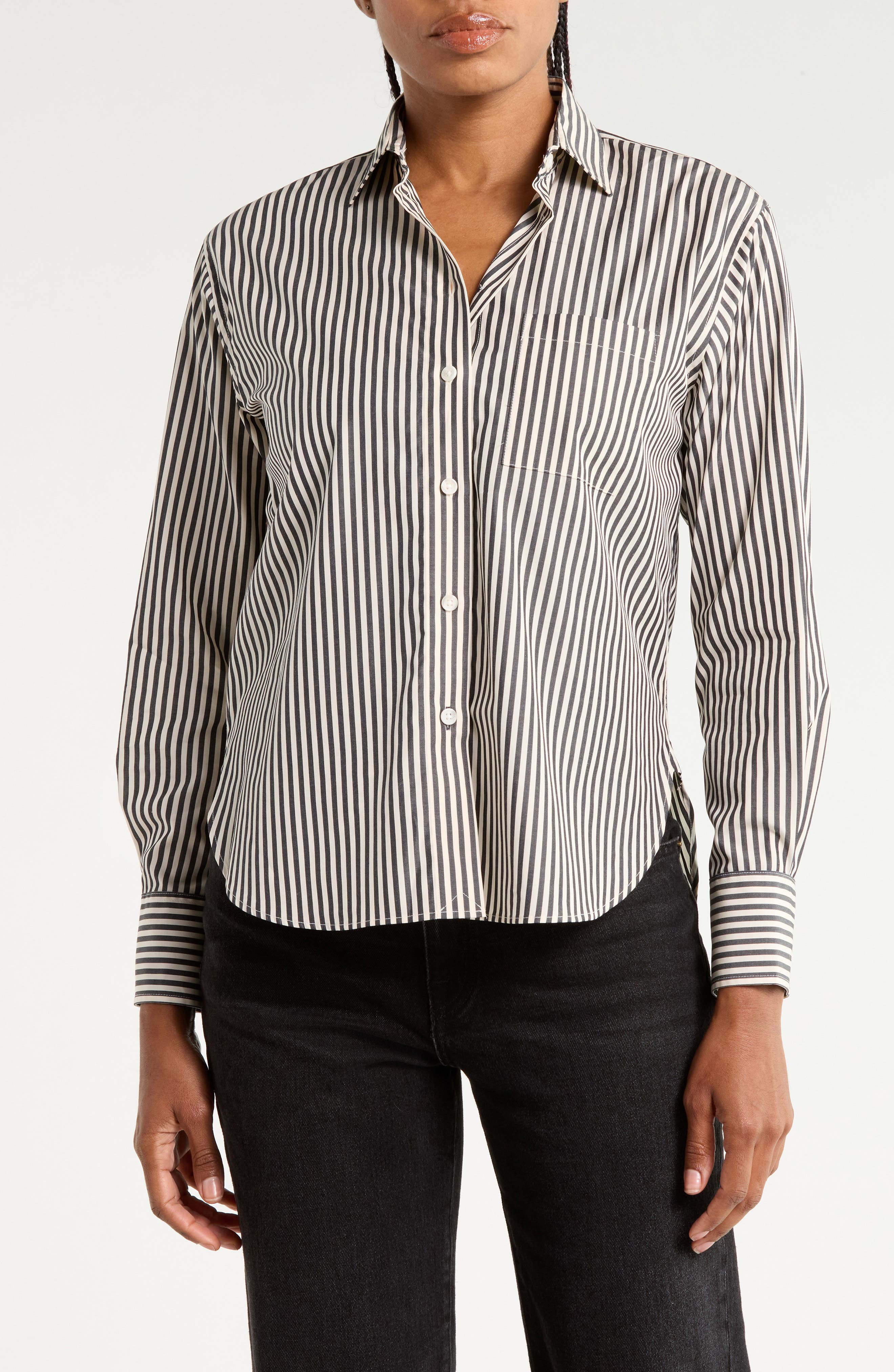 Connie Striped Cotton Shirt