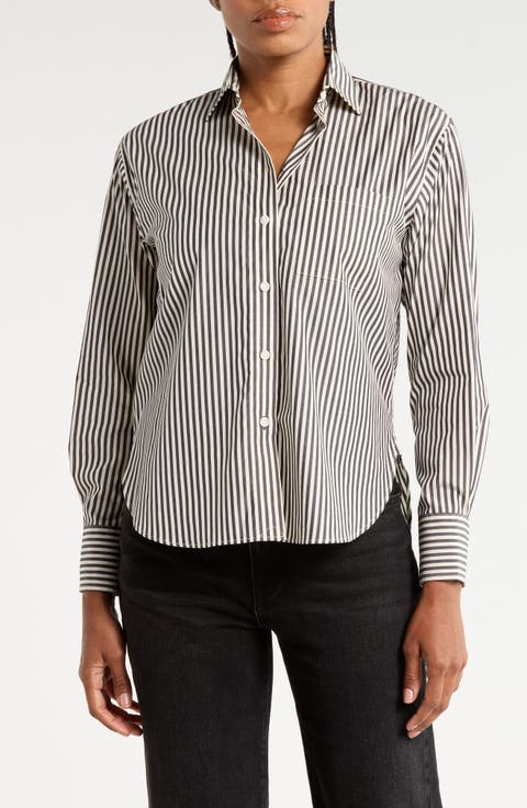 Connie Striped Cotton Shirt