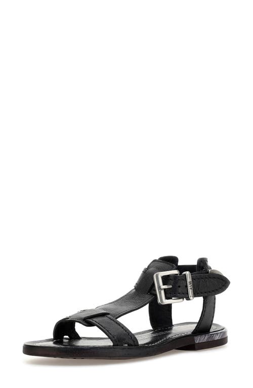 As98 A.s.98 Gifford Ankle Strap Sandal In Black