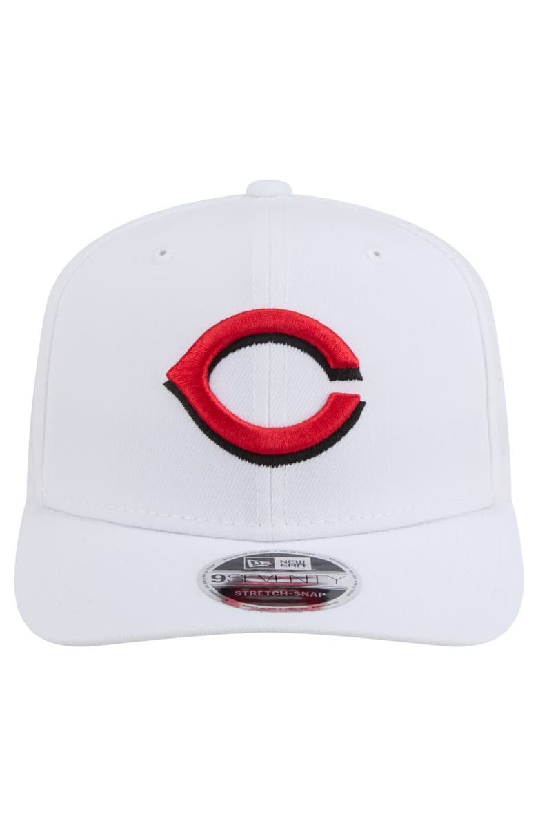 New Era Men's New Era White Cincinnati Reds COOLERA 9SEVENTY Adjustable Hat, Alternate, color, White