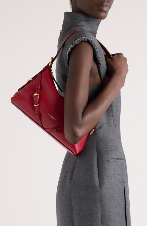 Givenchy Voyou Mini Leather Shoulder Bag In Red