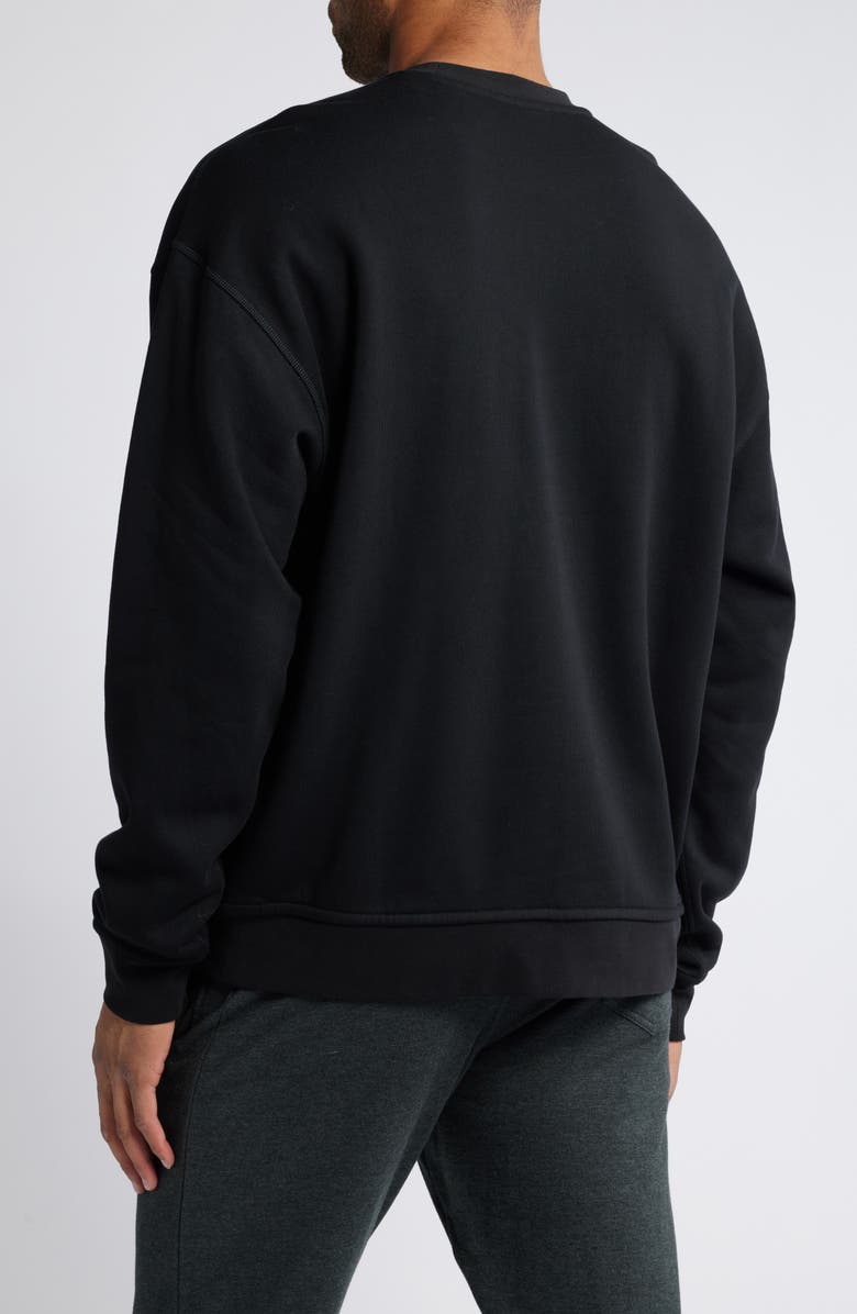 Lunya Reversible Cotton Blend Lounge Sweatshirt, Alternate, color,