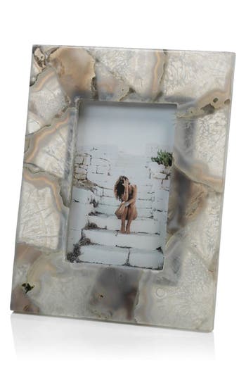 Zodax Preto Agate Picture Frame In Neutral
