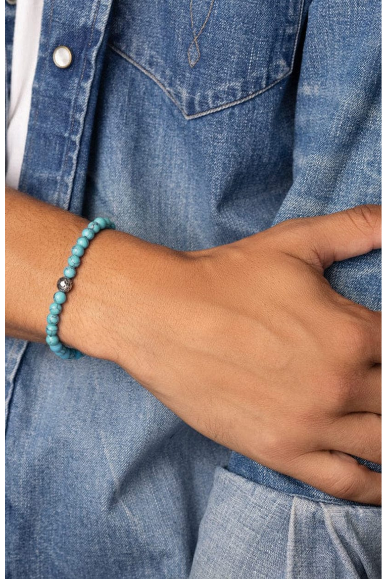 Turquoise Wristband Bracelet, Alternate, color, Turquoise / Silver