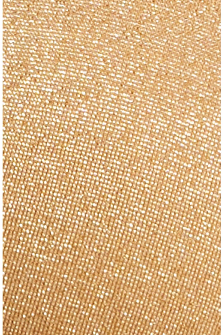 Gia Metallic Triangle Bikini Top, Alternate, color, GOLDEN GLOW METALLIC