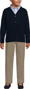Lands' End School Uniform Kids Legacy Varsity Cardigan