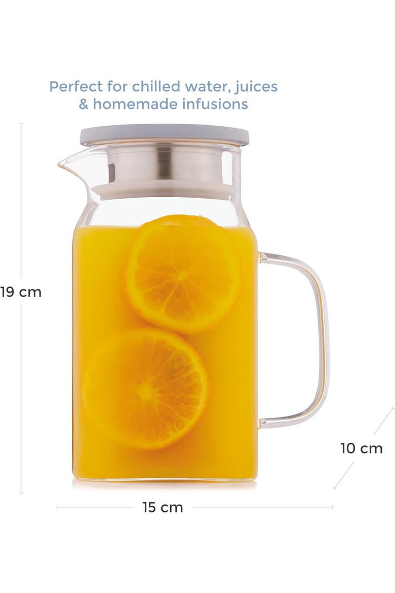 Fresh Storage Fridge Jug, Alternate, color, Clear