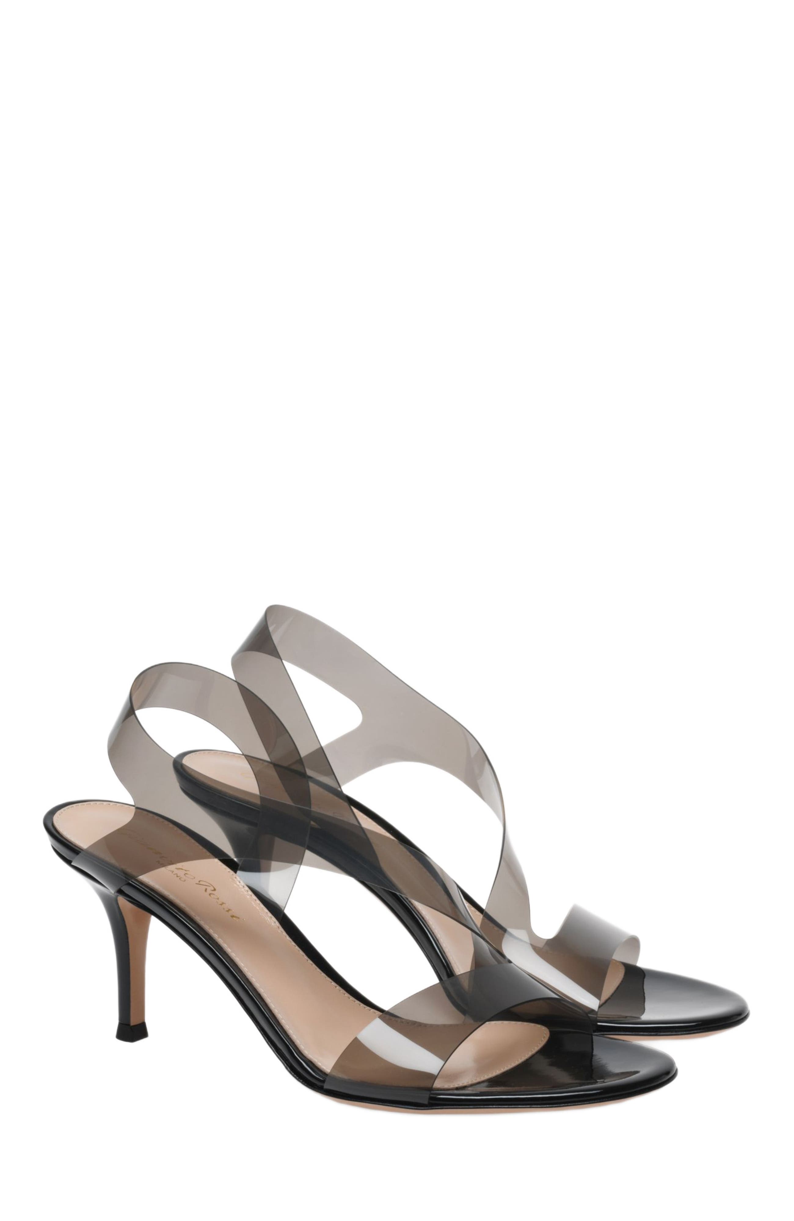 Gianvito Rossi Metropolis 70 Sandal, Alternate, color, Black