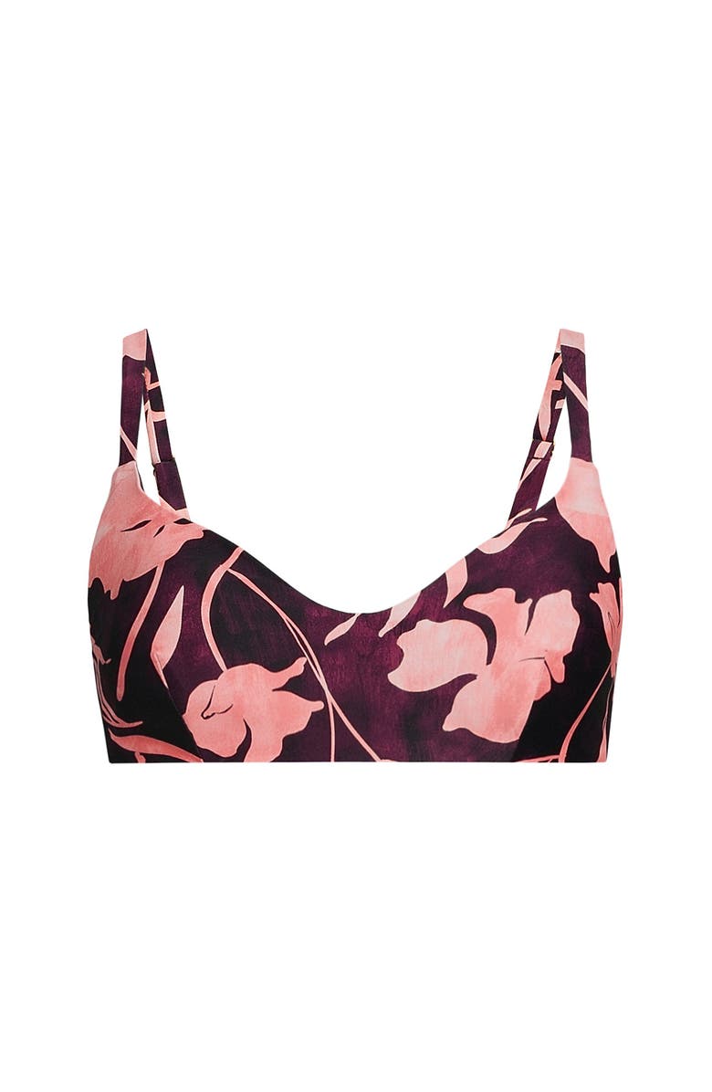 Lands' End Andie x   Tugless Molki Bikini Top, Alternate, color, 