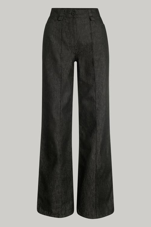 Merlette Egan Denim Trouser In Black