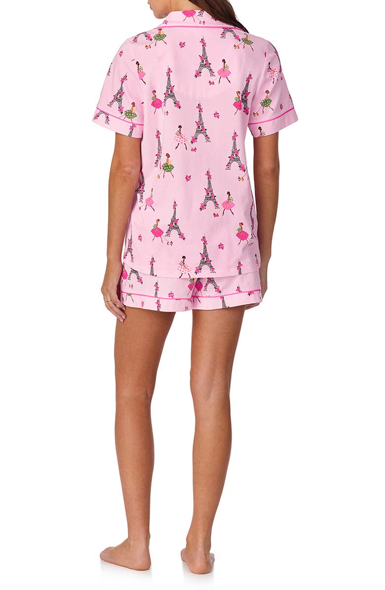 BedHead Pajamas Print Stretch Jersey Short Pajamas, Alternate, color, Tres Chic