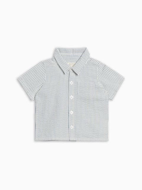 Organic Landon Seersucker Button Down (Toddler & Little Kids)