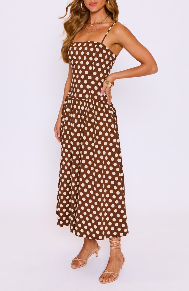 VICI Collection Pretty Woman Dropwaist Sleeveless Maxi Dress, Alternate, color,