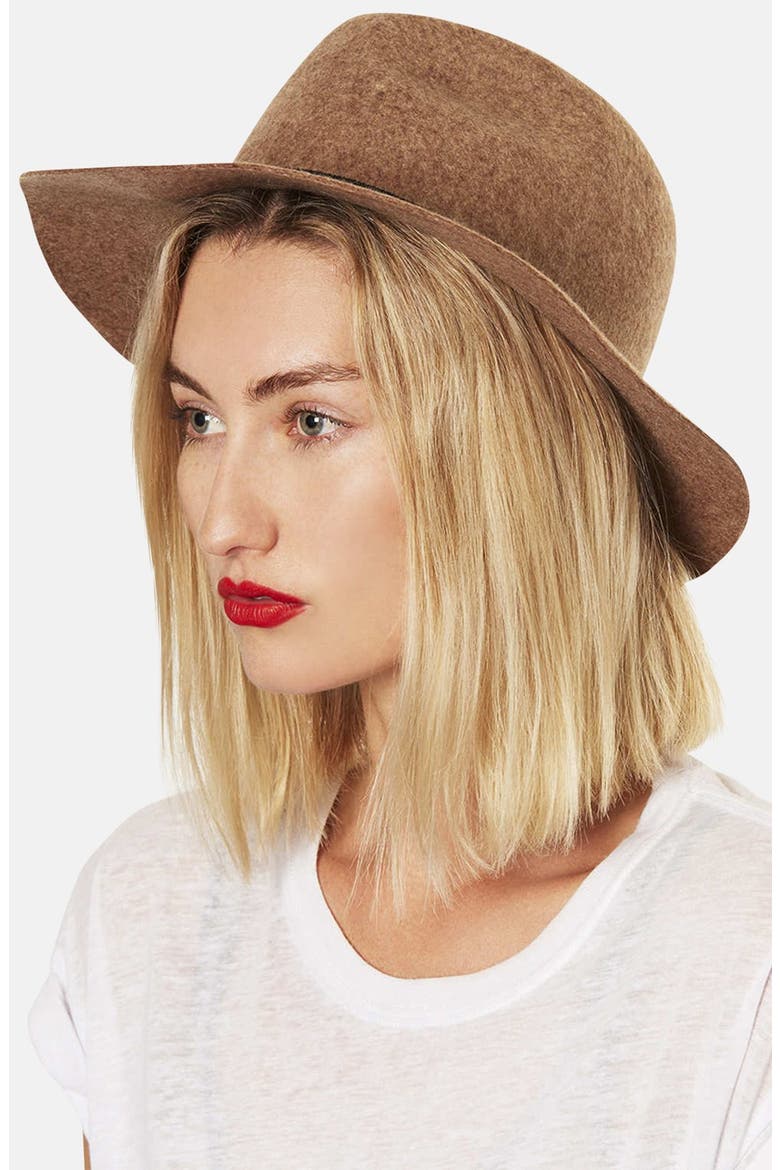 Wool Fedora, Main, color, OATMEAL