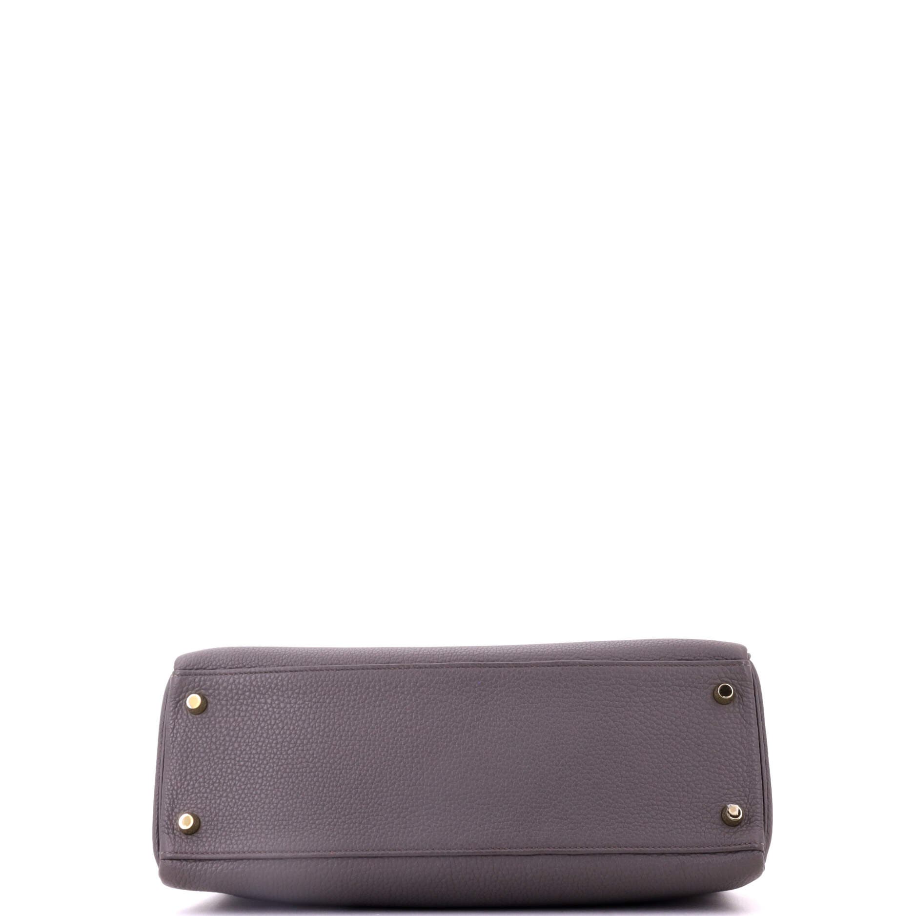 Kelly Handbag Grey Togo with Gold Hardware 32, Alternate, color, Grey