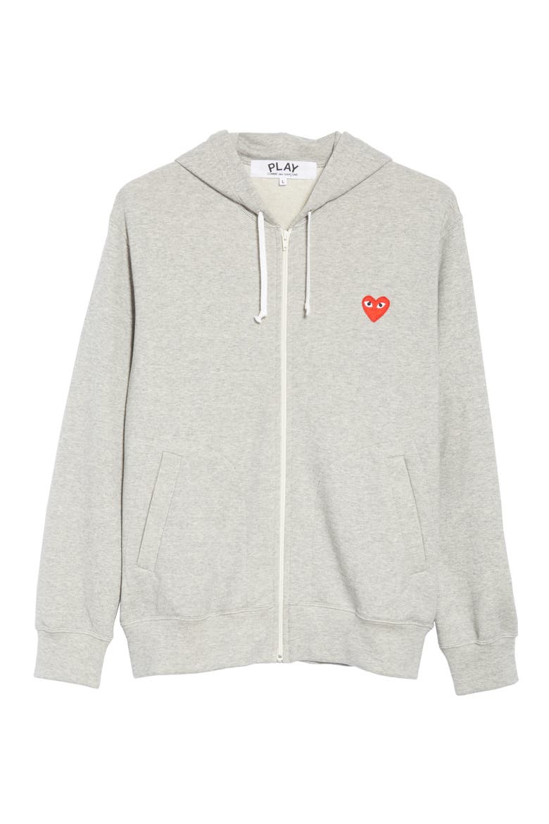 Zip Hoodie, Alternate, color, GREY