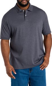 Harbor Bay by DXL Big & Tall Interlock Polo Shirt