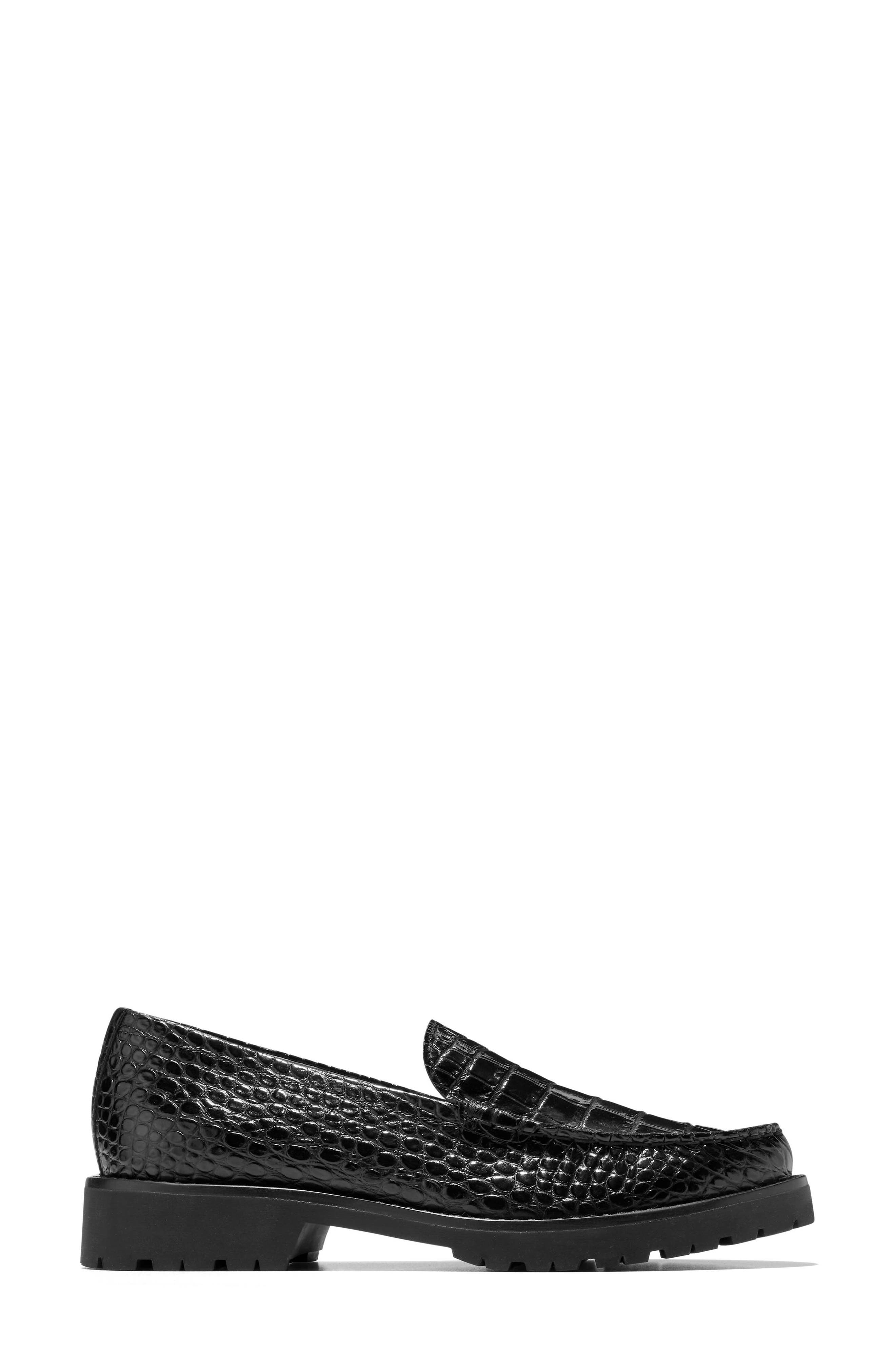 Женские туфли Cole Haan Thelle Croc Embossed Loafer — фото 4