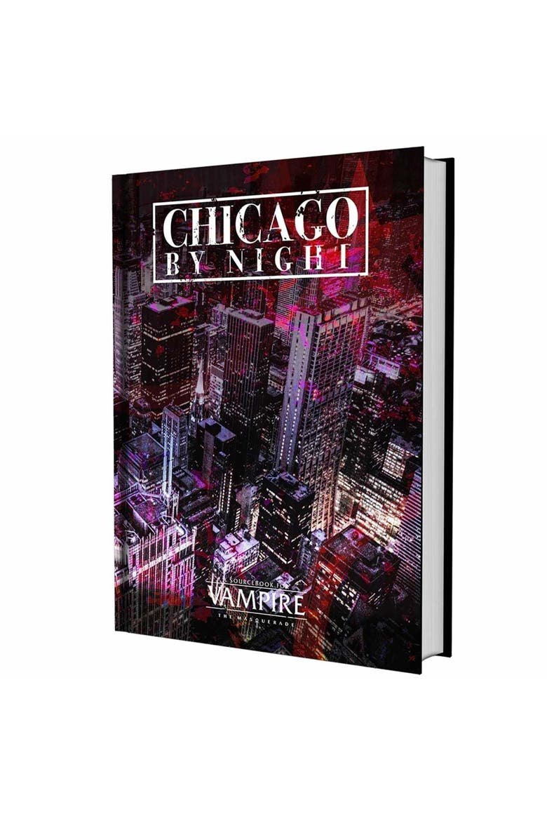 Vampire The Masquerade 5th Edition Roleplaying Game Chicago By Night Sourcebook, Main, color, Multicolored