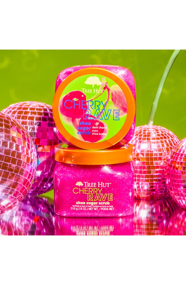 Tree Hut Cherry Rave Shea Sugar Scrub, Alternate, color, 