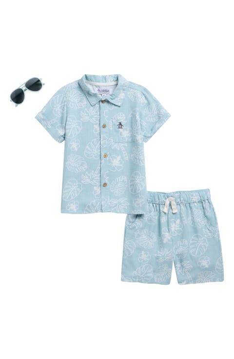 Kids' Print Camp Shirt & Shorts Set (Little Kid & Big Kid)