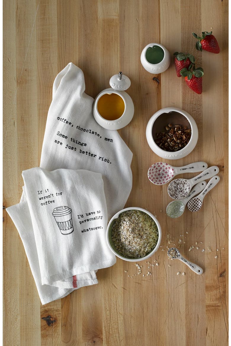 Rae Dunn by Magenta 'White Pear' Measuring Cups, Alternate, color, WHITE