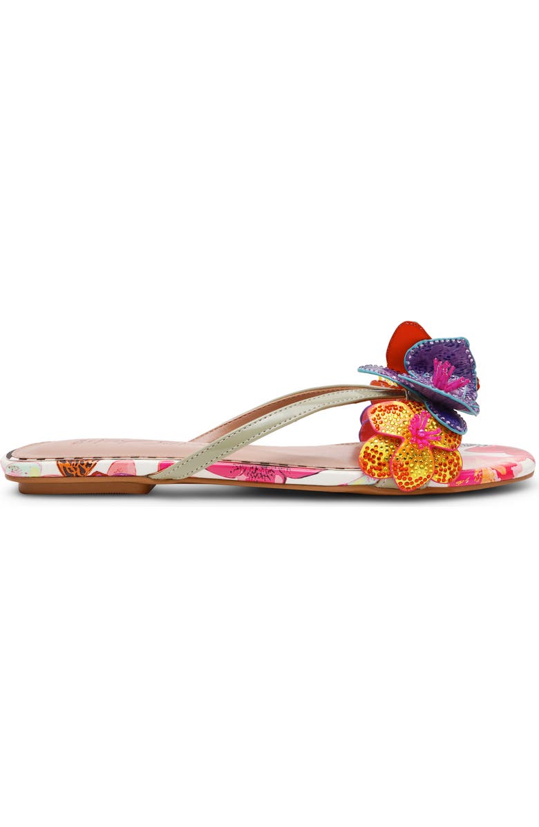Betsey Johnson Nicolle Sandal, Alternate, color, White Multi