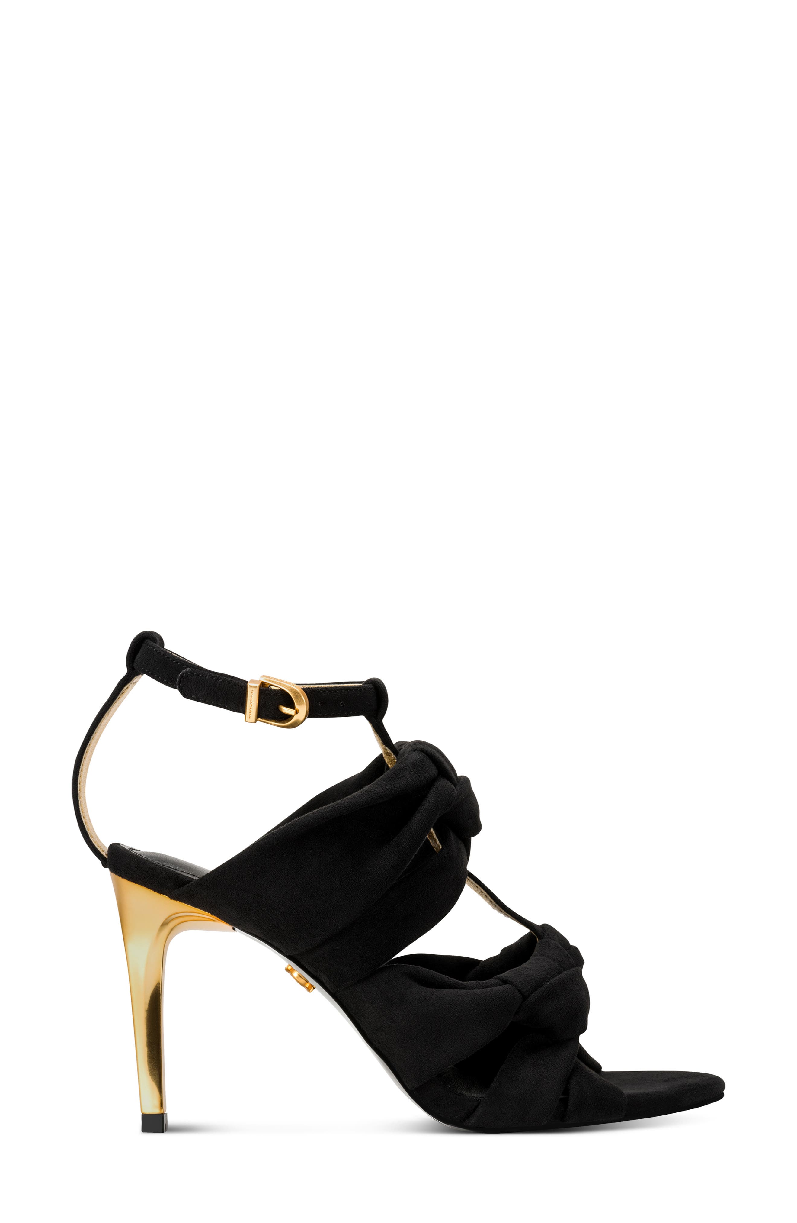 Donna Karan New York Synnove Ankle Strap Sandal, Alternate, color, Black