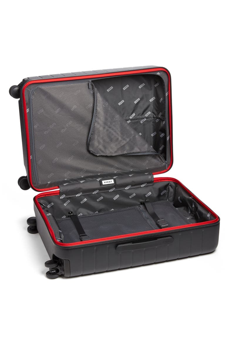 The Medium Suitcase (Nordstrom Exclusive), Alternate, color, BLACK/ MULTI