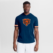 FANATICS Men's Fanatics Navy Chicago Bears Optimal Play Short Sleeve Hooded T-Shirt